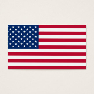 USA flagga Visitkort