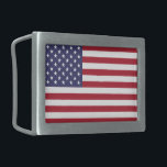 USA, flagga vitt och blått<br><div class="desc">Förenta staternas rödvita och blå Bälte-låsbeslag i flagga</div>