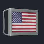 USA, flagga vitt och blått<br><div class="desc">Förenta staternas rödvita och blå Bälte-låsbeslag i flagga</div>