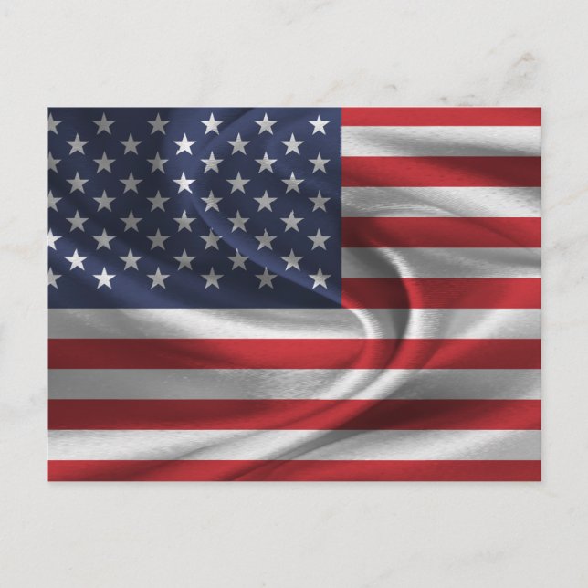 USA-flagga Vykort (Framsida)