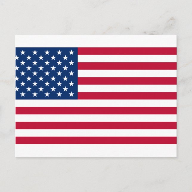 USA flagga Vykort (Framsida)