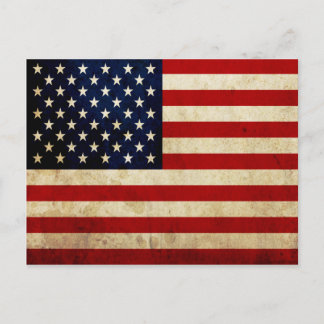 USA flagga Vykort