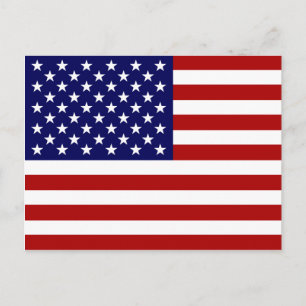 USA flagga Vykort