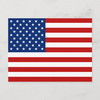 USA flagga vykort