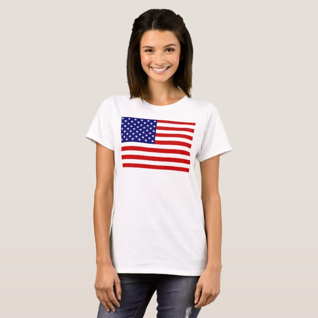 USA flagga wct T Shirt (Hel framsida)