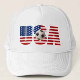 USA FLAGGAfotbollhatt Keps