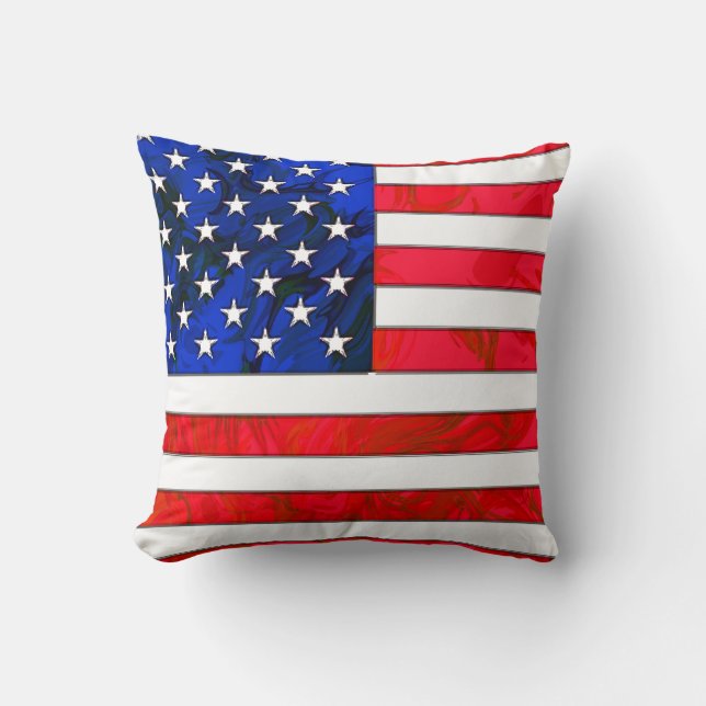 USA FLAGGAN kudder Kudde (Framsida)