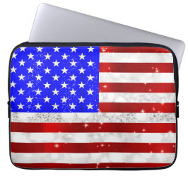 USA-flaggan Laptop Fodral