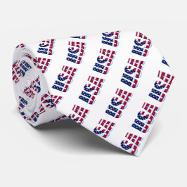 USA flaggaordmönster Slips