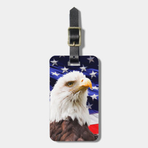 USA flaggaörn Bagagebricka