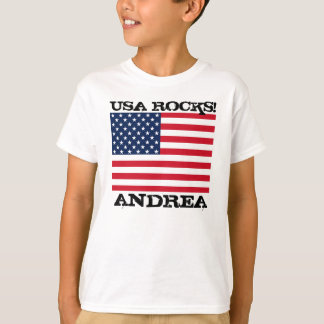 USA flaggastenar Tee
