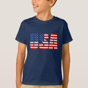 USA flaggaT-tröja T Shirt