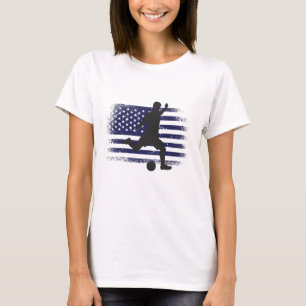 USA: Fläkt Jersey Shirt American Flagga T