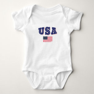 USA: Fläkt Jersey Shirt American Flagga T