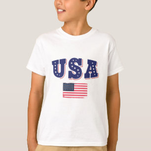 USA: Fläkt Jersey Shirt American Flagga T