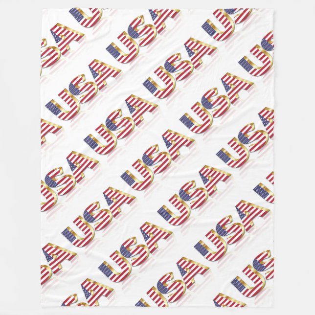 USA FLEECEFILT (Framsidan)