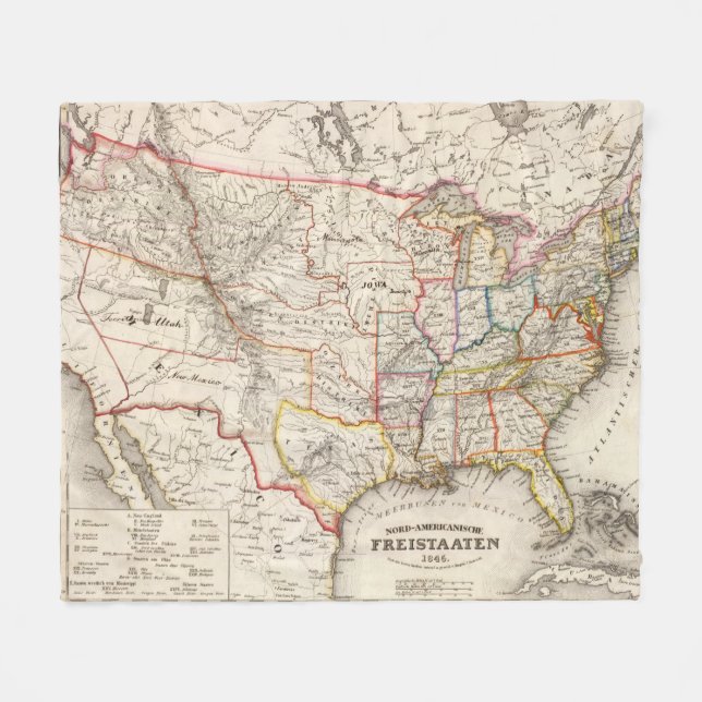 USA FLEECEFILT (Framsidan (Horisontell))