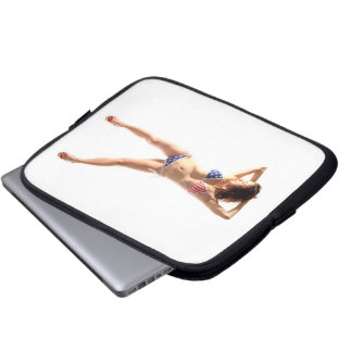 USA flicka Laptop Sleeve