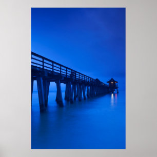USA, Florida, Gulfkusten, Naples, Naples Pier Poster