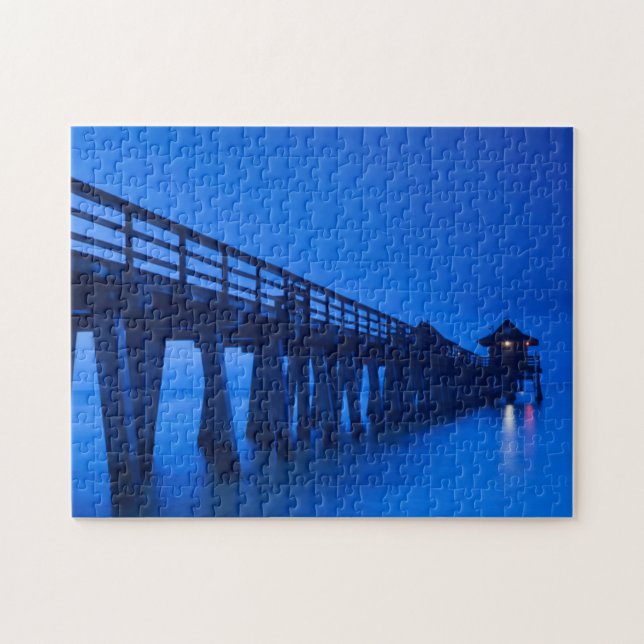 USA, Florida, Gulfkusten, Naples, Naples Pier Pussel (Horisontell)