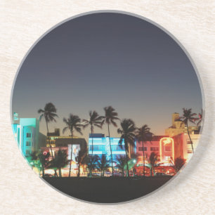 USA, Florida, Miami Beach, Ocean Drive, Art Deco Underlägg