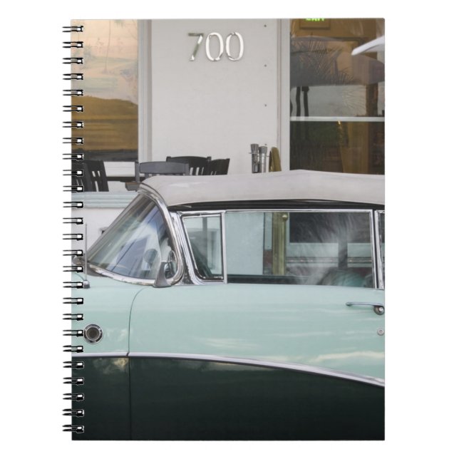 USA Florida, Miami Beach: Södra strand, 1956 Anteckningsbok Med Spiral (Framsidan)