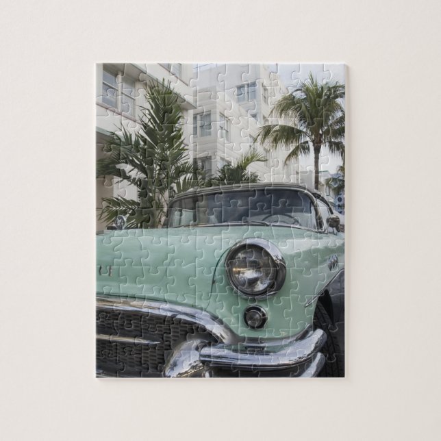 USA, Florida, Miami Beach: South Beach, 1956 3 Pussel (Vertikal)