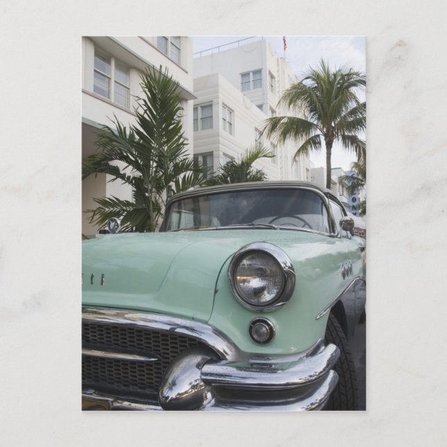 USA, Florida, Miami Beach: South Beach, 1956 3 Vykort (Framsida)