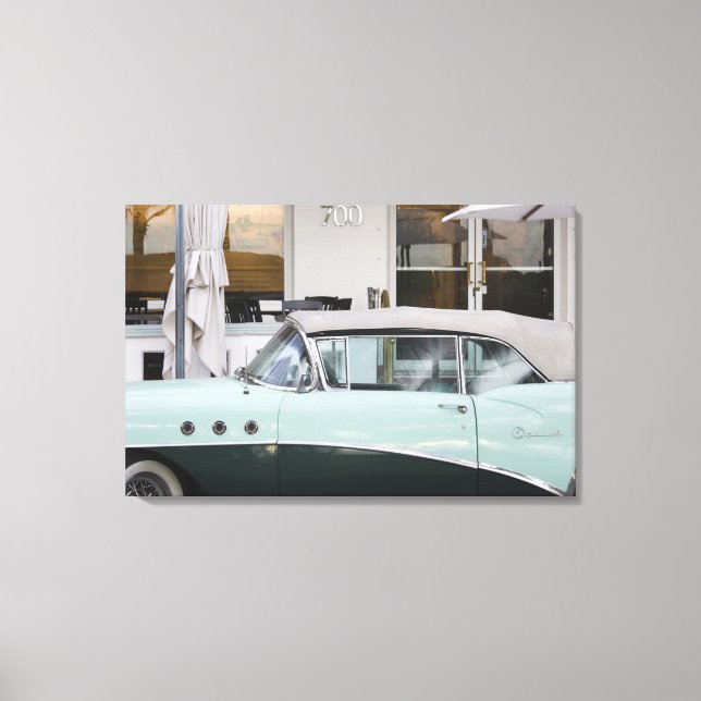 USA, Florida, Miami Beach: South Beach, 1956 Canvastryck (Framsida)