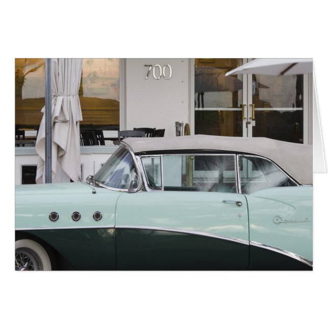 USA, Florida, Miami Beach: South Beach, 1956 Hälsningskort (Framsidan Horizontal)