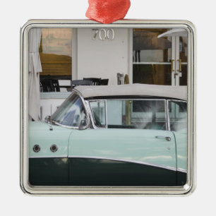 USA, Florida, Miami Beach: South Beach, 1956 Julgransprydnad Metall