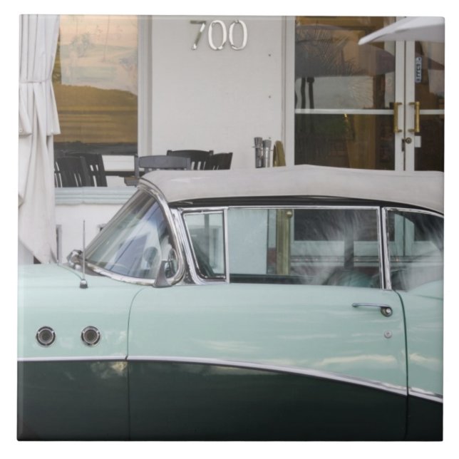 USA, Florida, Miami Beach: South Beach, 1956 Kakelplatta (Framsidan)