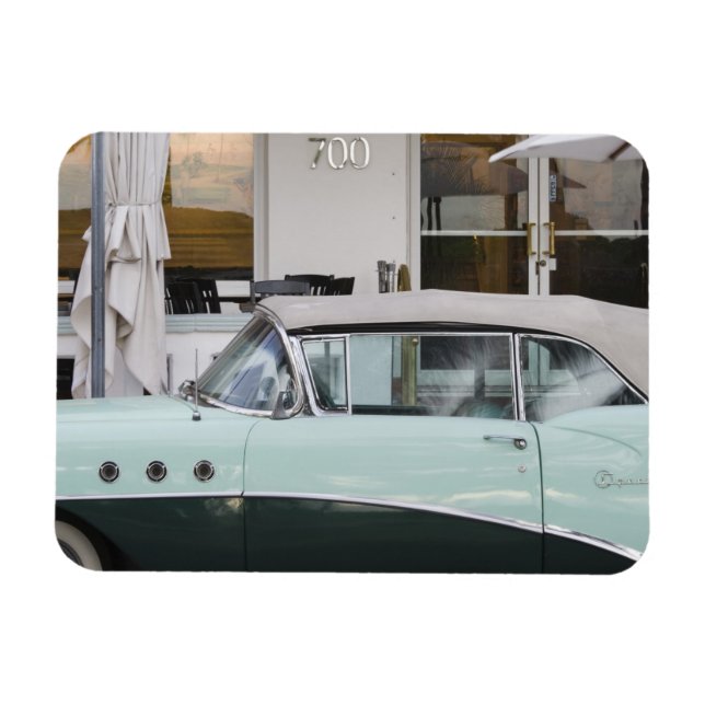 USA, Florida, Miami Beach: South Beach, 1956 Magnet (Horisontell)