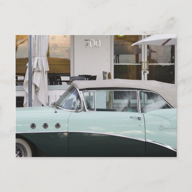 USA, Florida, Miami Beach: South Beach, 1956 Vykort (Framsida)