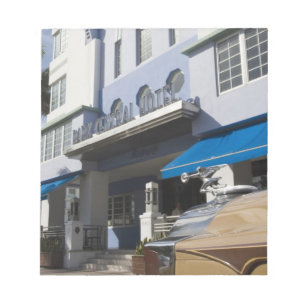 USA, Florida, Miami Beach: South Beach, Art Deco Anteckningsblock