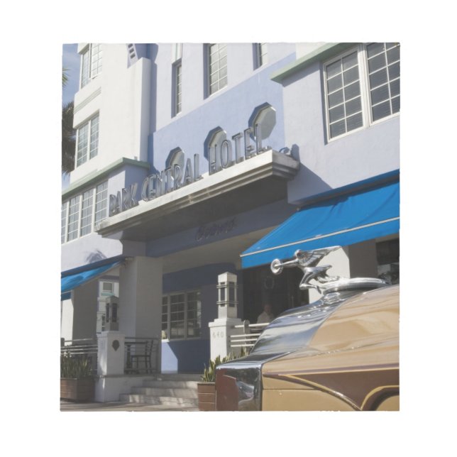USA, Florida, Miami Beach: South Beach, Art Deco Anteckningsblock (Framsida)