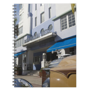 USA, Florida, Miami Beach: South Beach, Art Deco Anteckningsbok