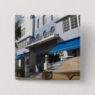 USA, Florida, Miami Beach: South Beach, Art Deco Knapp