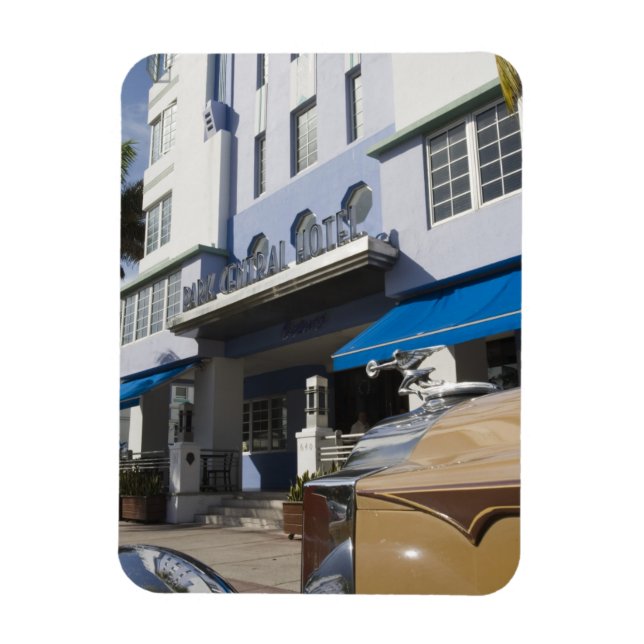 USA, Florida, Miami Beach: South Beach, Art Deco Magnet (Vertikal)