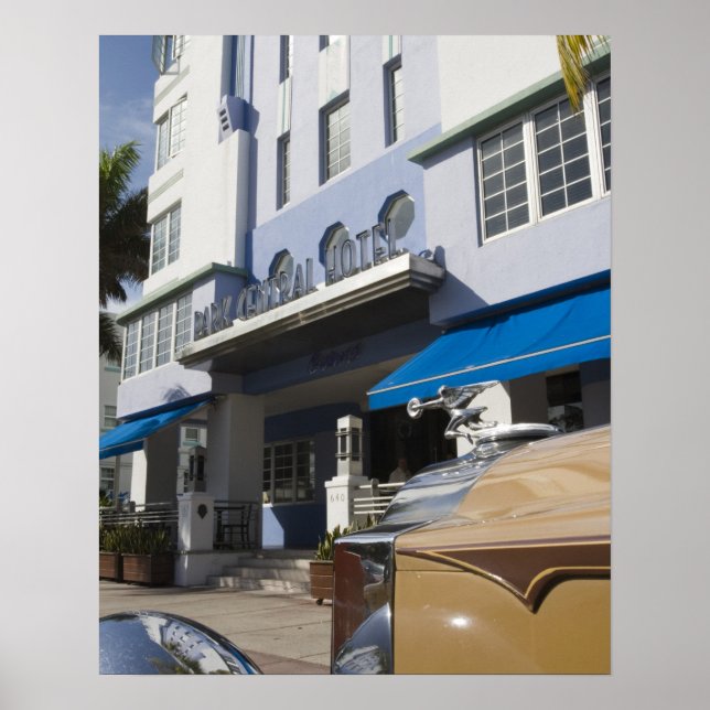 USA, Florida, Miami Beach: South Beach, Art Deco Poster (Framsidan)