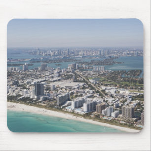 USA Florida, Miami, Cityscape med strand 3 Musmatta