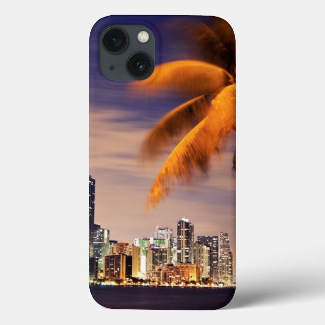 USA, Florida, Miami skyline vid dusk (Baksida)