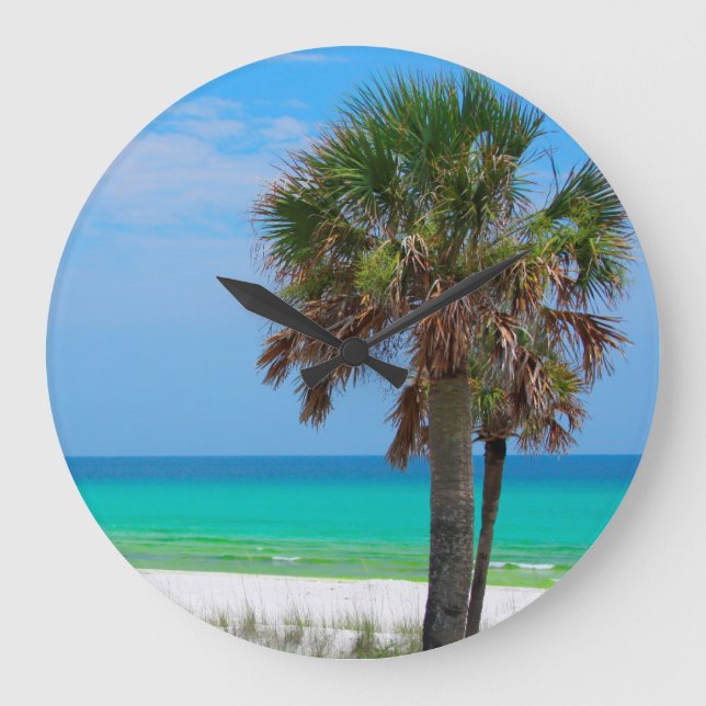 USA, Florida. Palmer på Smaragdkusten Stor Klocka (Framsida)