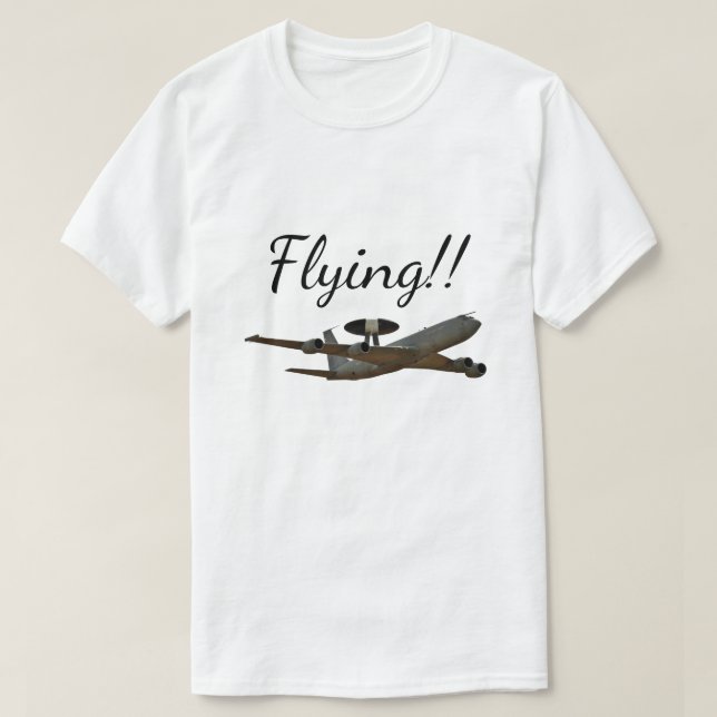 USA Flygkarta Design – Amerikanska Flygresorutter T Shirt (Design framsida)