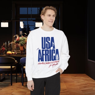 USA För Afrika Remake of iconic 80s Lång Ärmad Tröja