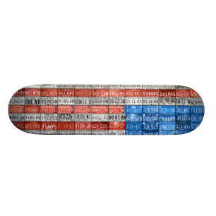 USA för Michigan registreringsskyltflagga Skateboard Bräda 19,5 Cm