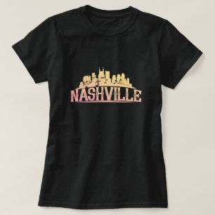 USA för Nashville musikstad T-tröja och tillbeh T Shirt
