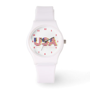 USA - Förenta staterna - Flagga - Patriotic  Armbandsur