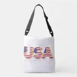 USA - Förenta staterna - Flagga - Patriotic Axelväska