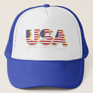 USA - Förenta staterna - Flagga - Patriotic Keps